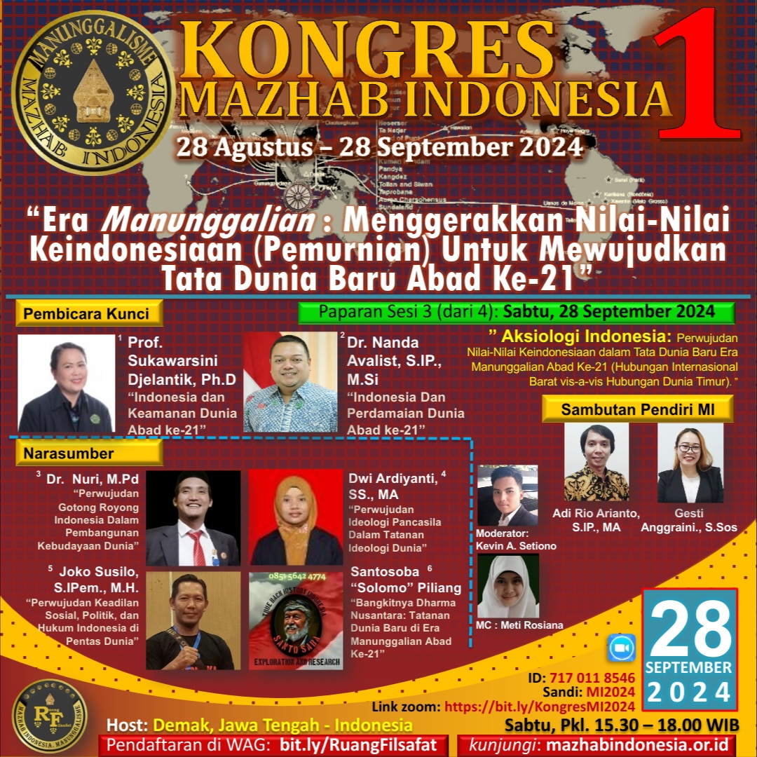 POSTER KONGRES MI KE-1 28'09'2024 - Sesi 3 Aksiologi Indonesia (Penutupan)