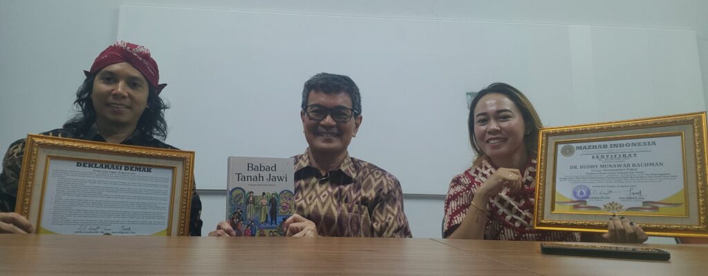 Pendiri Mazhab Indonesia Bertemu Dr. Budhy M. Rachman Pasca Kongres Mazhab Indonesia Ke-1 2024, Mendiskusikan Deklarasi Demak